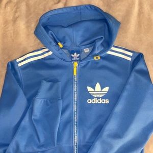 Vintage Adidas Originals Blue Track Jacket